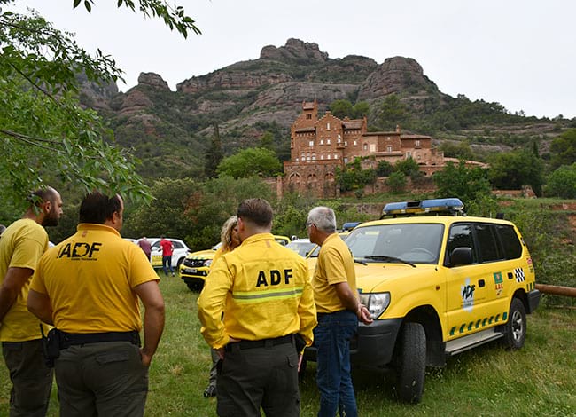 Voluntaris d'ADF durant la presentació del PVI del 2023. Autor: XPN