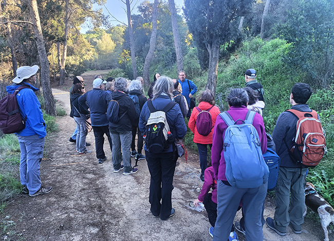 Passejada guiada al Parc de la Serralada de Marina. Autoria: XPN