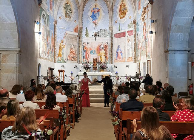 L'ermita de l'Alegria va reunir unes 70 persones per escoltar el tastet de 