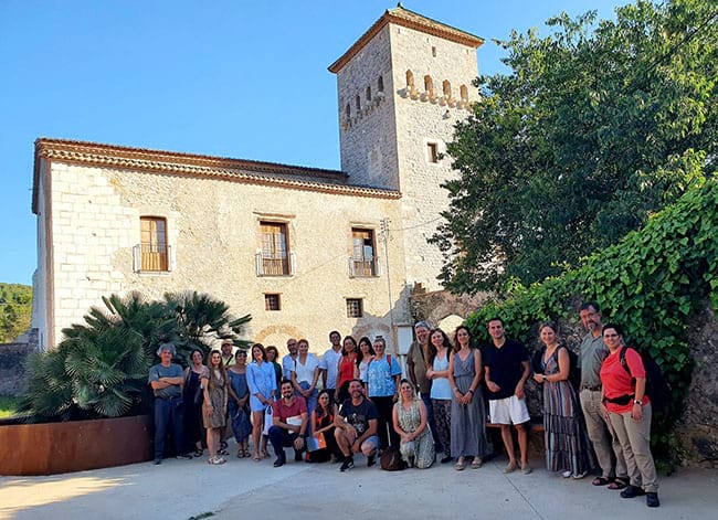 Els participants, a l'Hospital de Cervelló, a Olesa de Bonesvalls. Autor: XPN