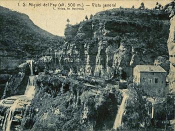 Sant Miquel del Fai: vista general. Autor: Lucien Roisin /Arxiu General de la Diputació de Barcelona