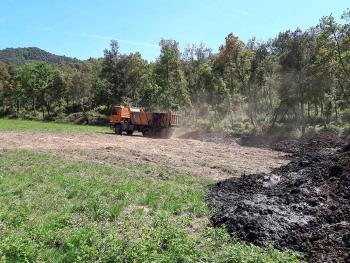 Acumulació de sediments (maig 2017). Arxiu Montnegre - Corredor