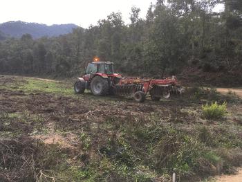 Sembrat dels camps (octubre 2017). Arxiu Montnegre - Corredor