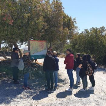 Alumnes algueresos de visita al Parc del Garraf. Autor: Depana (2023).