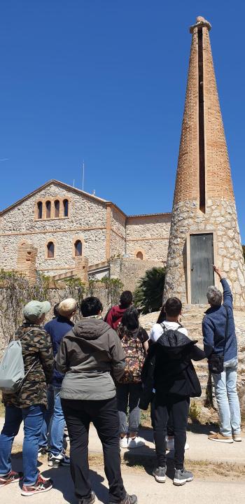 Alumnes algueresos de visita al Parc del Garraf. Autor: Depana (2023).