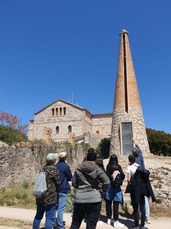 Alumnes algueresos de visita al Parc del Garraf. Autor: Depana (2023).