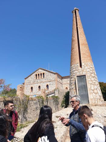 Alumnes algueresos de visita al Parc del Garraf. Autor: Depana (2023).