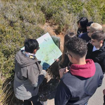 Alumnes algueresos de visita al Parc del Garraf. Autor: Depana (2023).