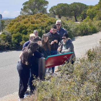 Alumnes algueresos de visita al Parc del Garraf. Autor: Depana (2023).