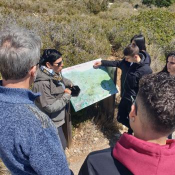 Alumnes algueresos de visita al Parc del Garraf. Autor: Depana (2023).