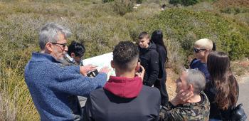 Alumnes algueresos de visita al Parc del Garraf. Autor: Depana (2023).