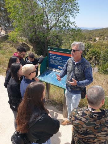 Alumnes algueresos de visita al Parc del Garraf. Autor: Depana (2023).