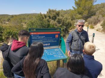 Alumnes algueresos de visita al Parc del Garraf. Autor: Depana (2023).